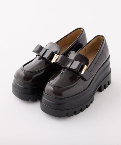 【2WAY款式】顯瘦3公斤厚底樂福鞋