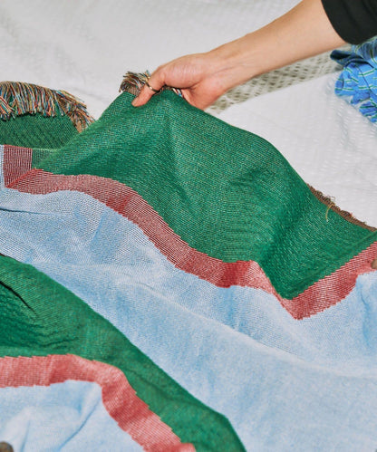 【SAHIR サヒール】Throwket Rain water 沙發毯