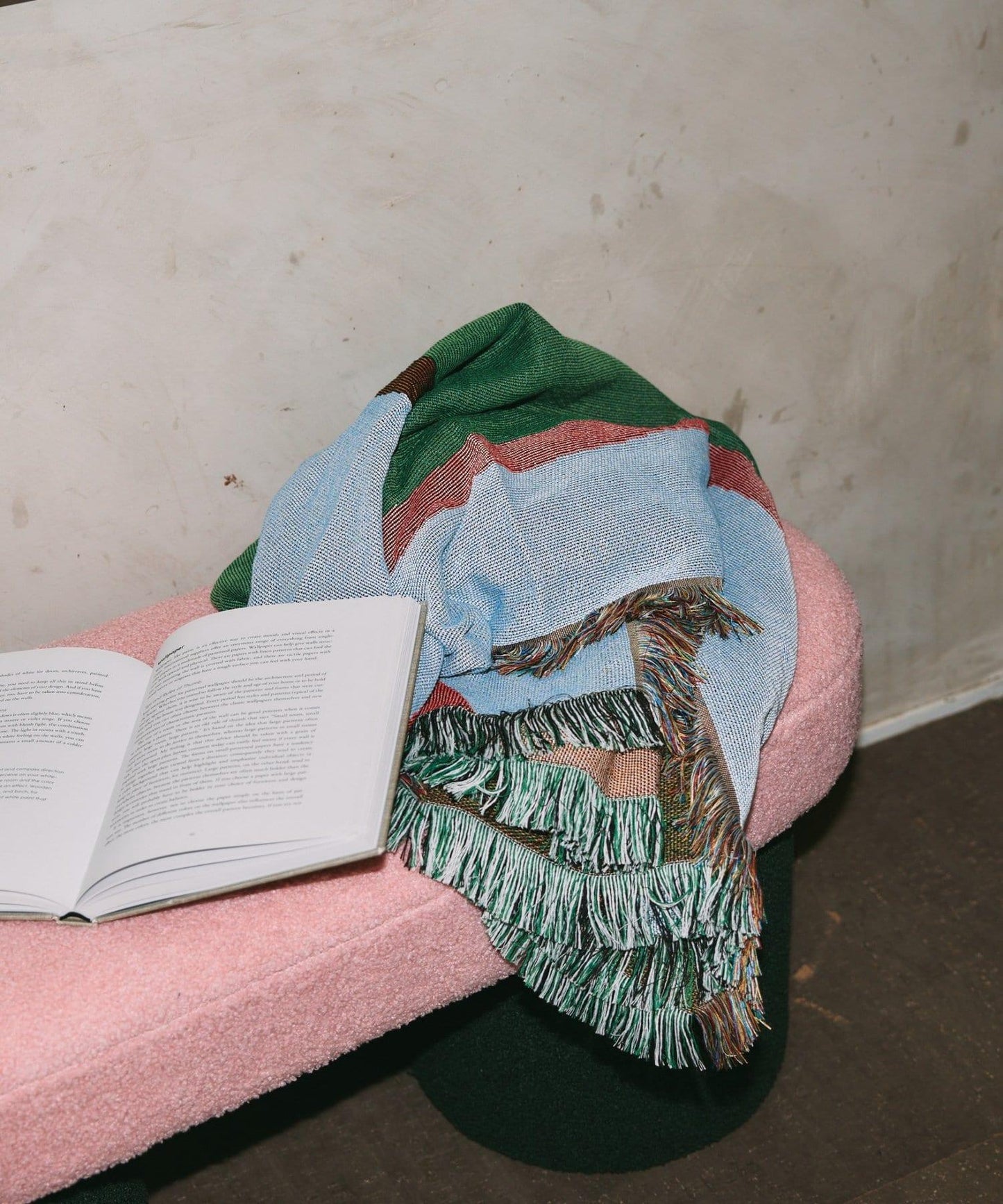 【SAHIR サヒール】Throwket Rain water 沙發毯