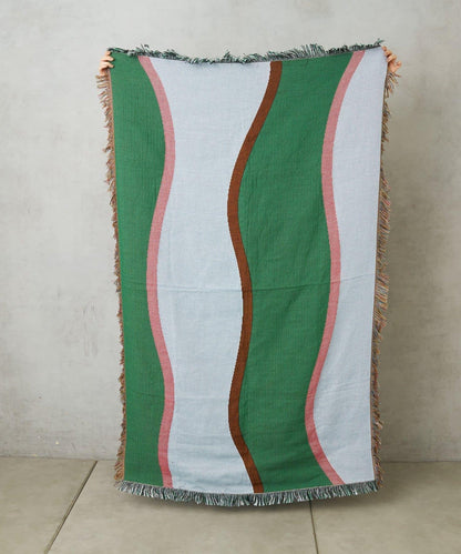 【SAHIR サヒール】Throwket Rain water 沙發毯