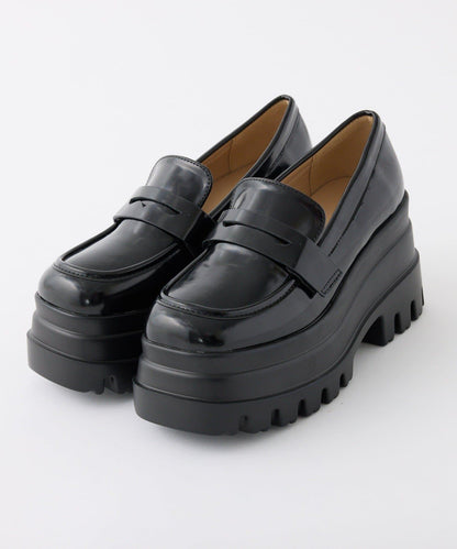 【2WAY款式】顯瘦3公斤厚底樂福鞋