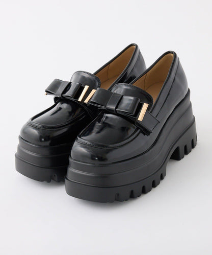 【2WAY款式】顯瘦3公斤厚底樂福鞋