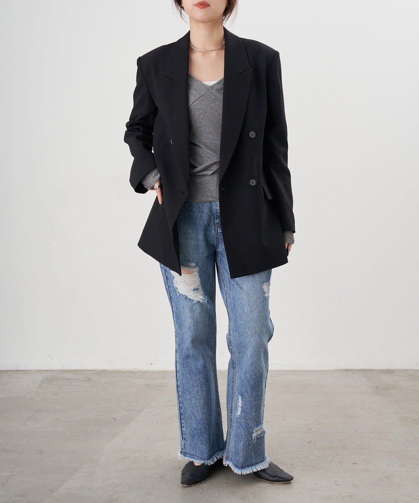 【26SS】破洞牛仔褲