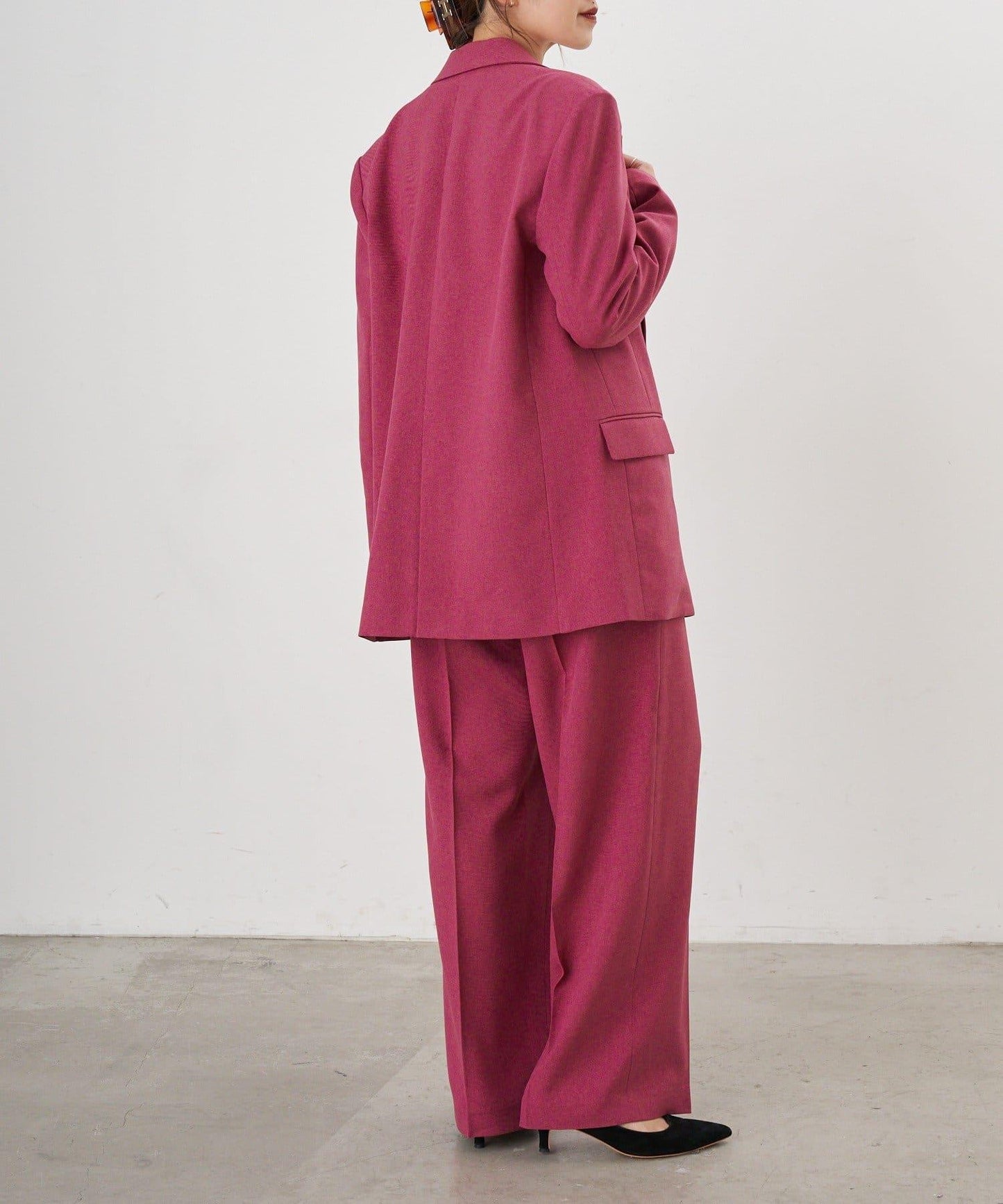 【26SS】寬鬆褶皺長褲