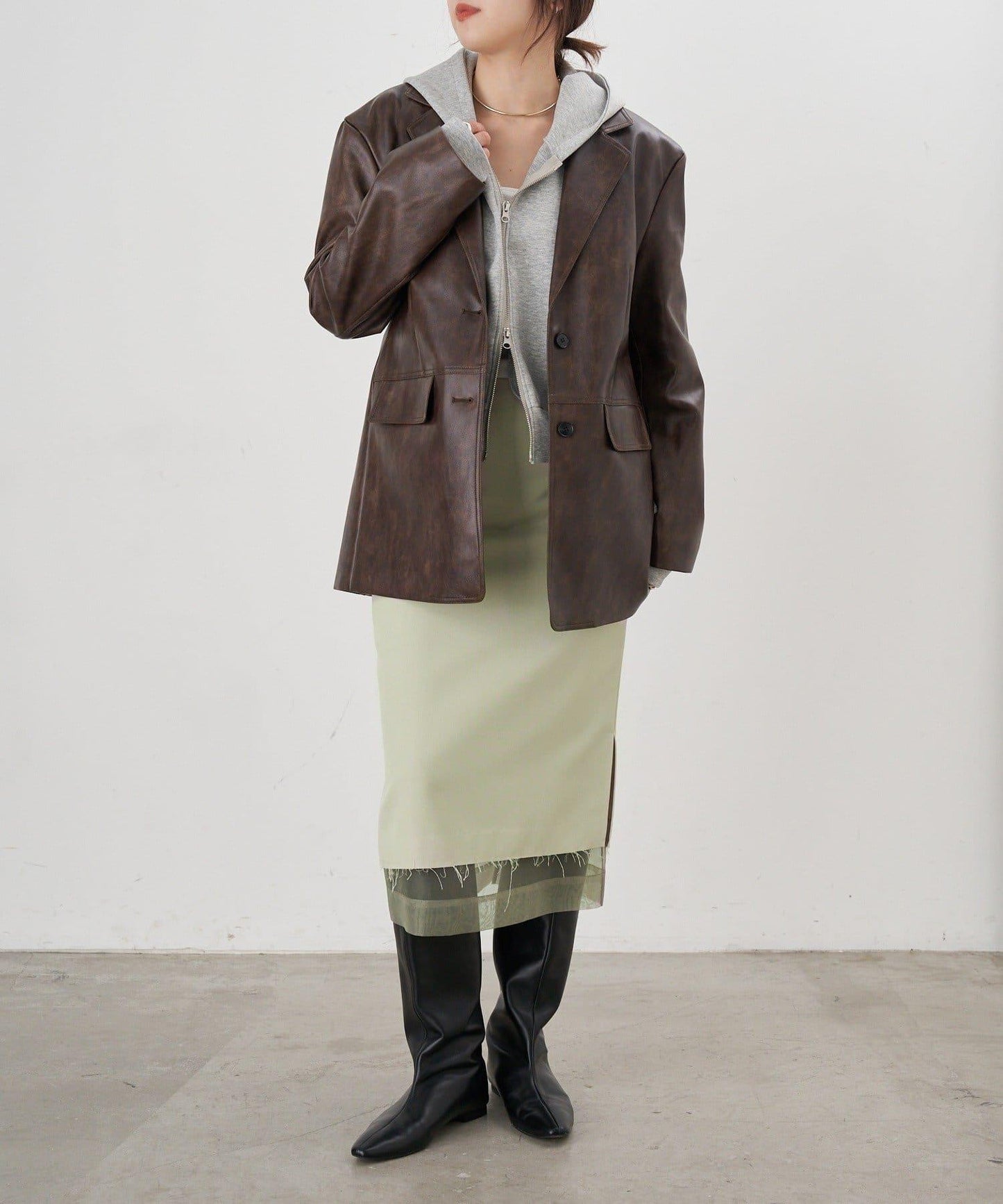 【26SS】4WAY雙層半身裙