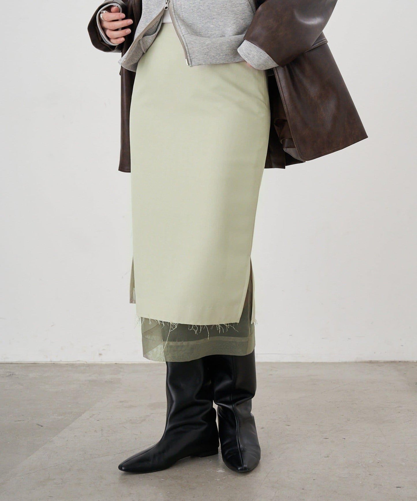 【26SS】4WAY雙層半身裙