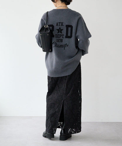 【à Nice (ア ・ニース)】工藝蕾絲半身裙