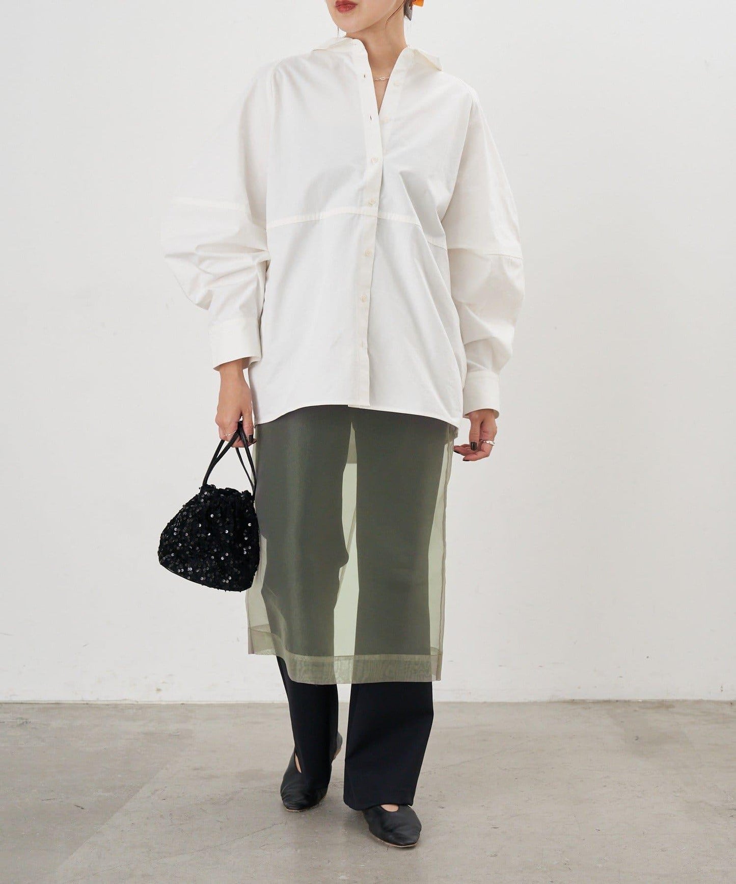 【26SS】棉質桶形襯衫