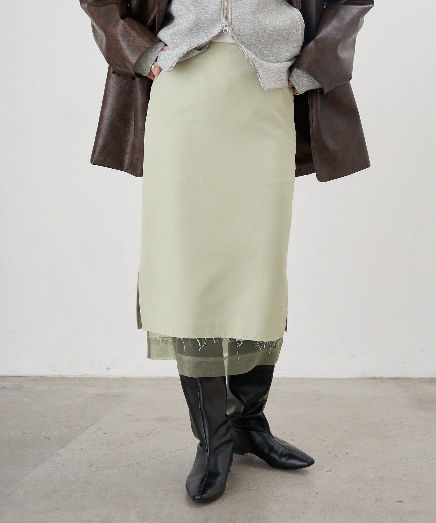 【26SS】4WAY雙層半身裙