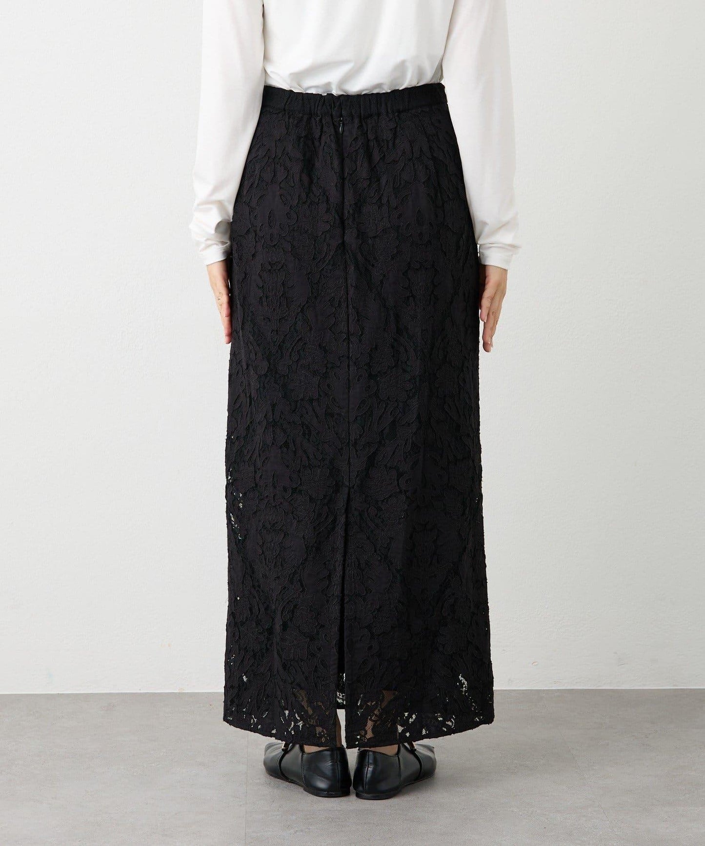 【à Nice (ア ・ニース)】工藝蕾絲半身裙