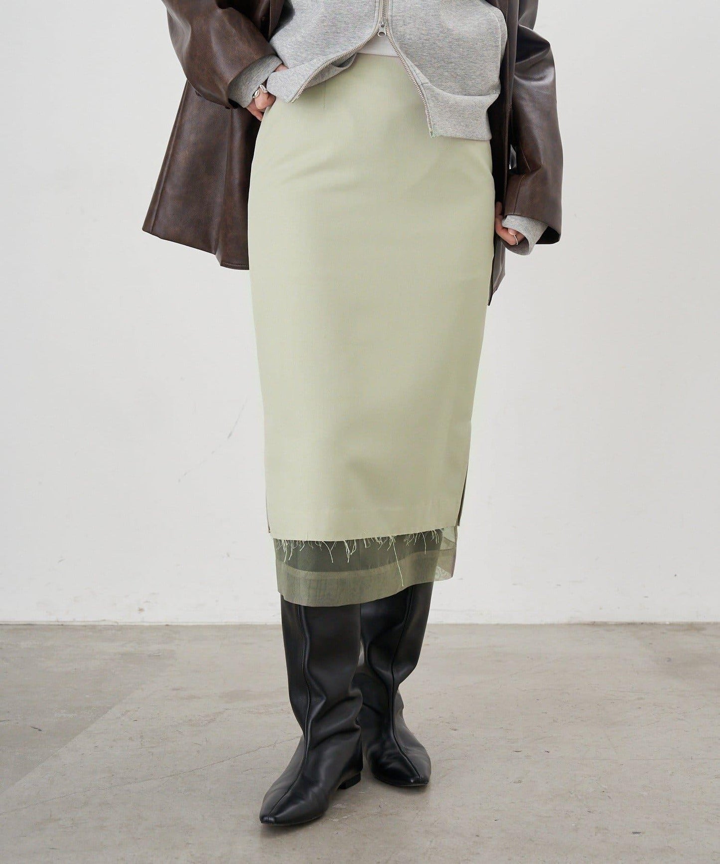 【26SS】4WAY雙層半身裙