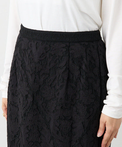 【à Nice (ア ・ニース)】工藝蕾絲半身裙