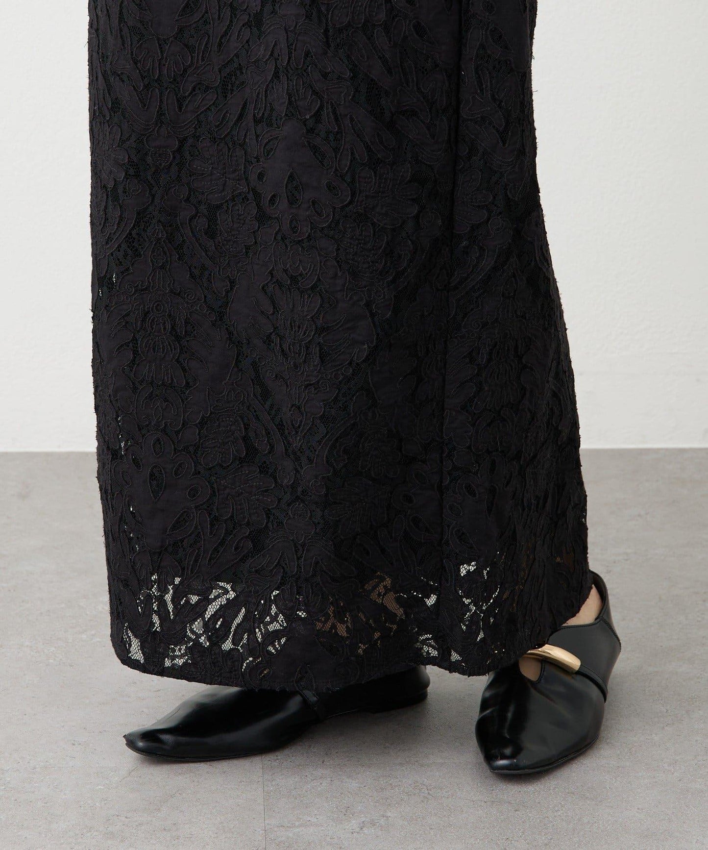 【à Nice (ア ・ニース)】工藝蕾絲半身裙