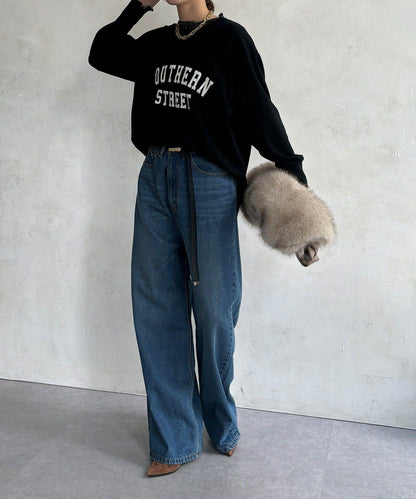 植絨字母疊穿上衣