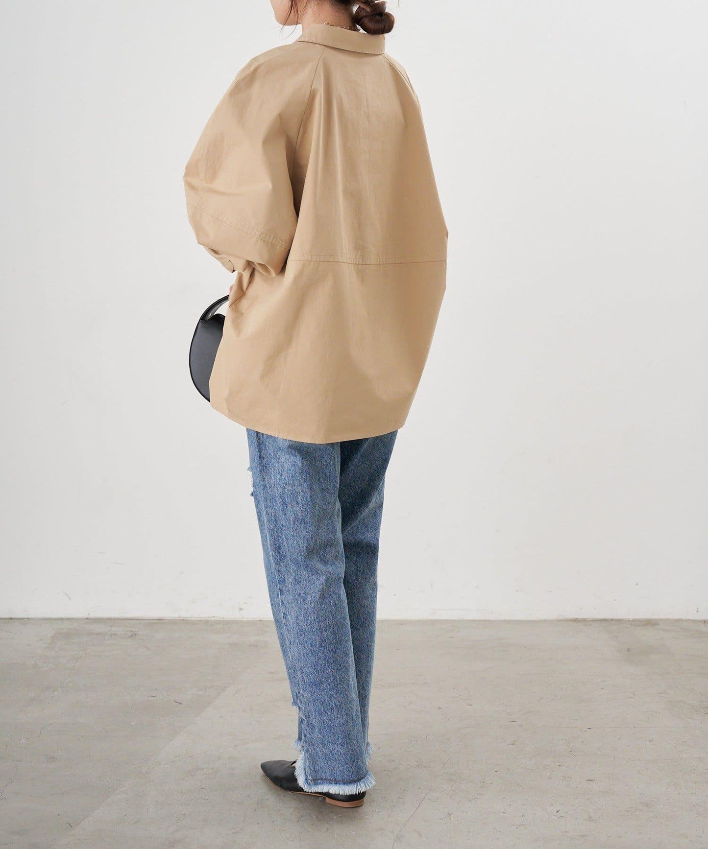 【26SS】棉質桶形襯衫