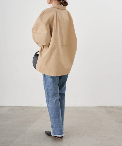 【26SS】棉質桶形襯衫