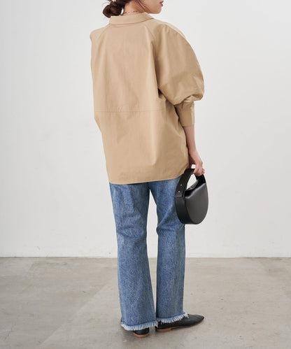 【26SS】棉質桶形襯衫