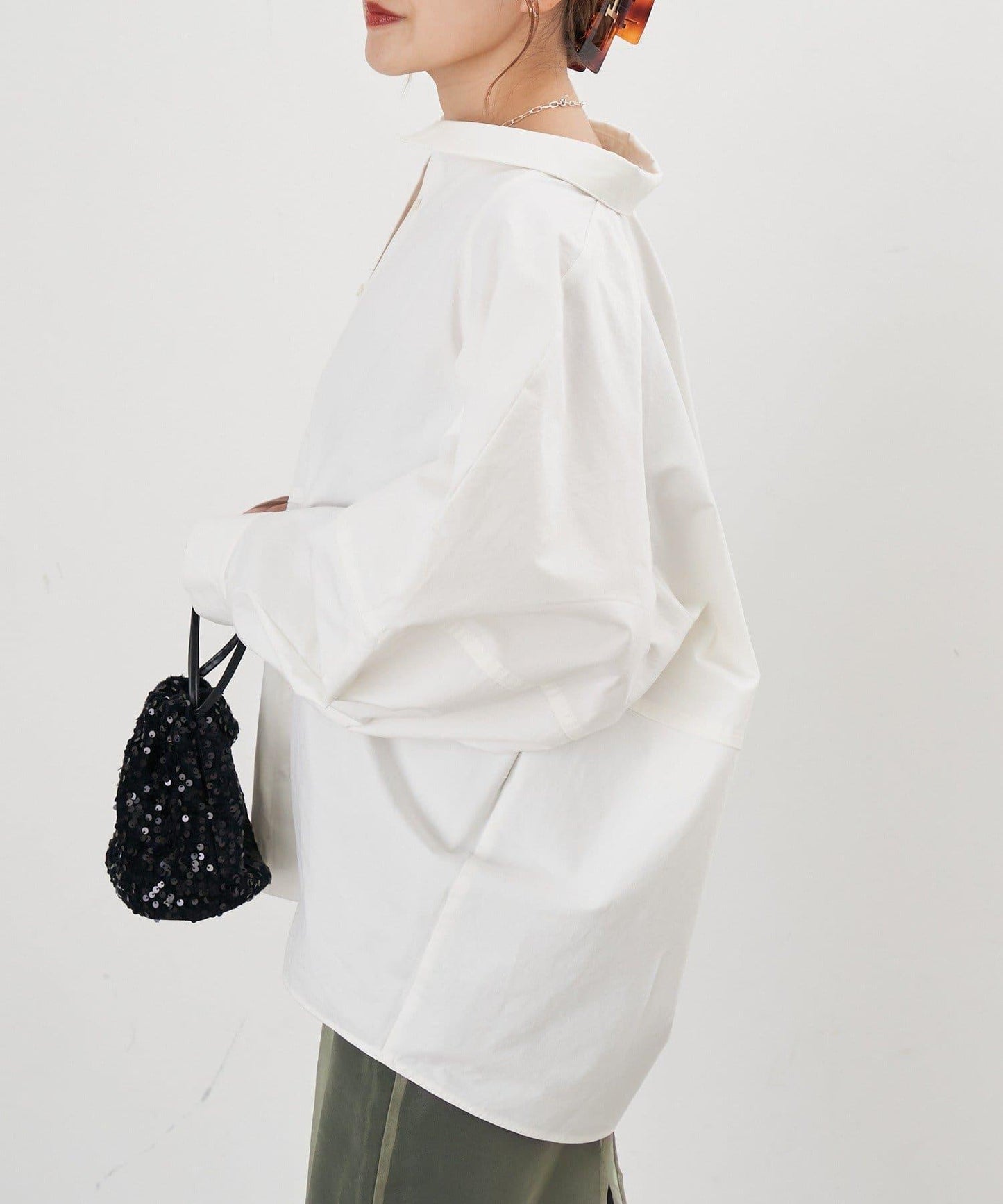 【26SS】棉質桶形襯衫