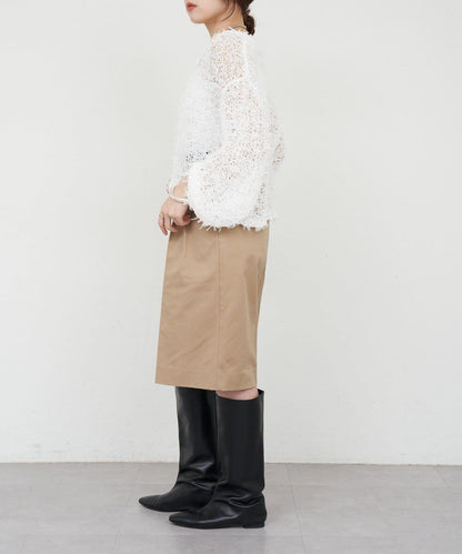 【26SS】網紗紗線點點開衫