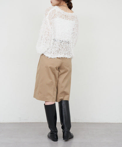 【26SS】網紗紗線點點開衫