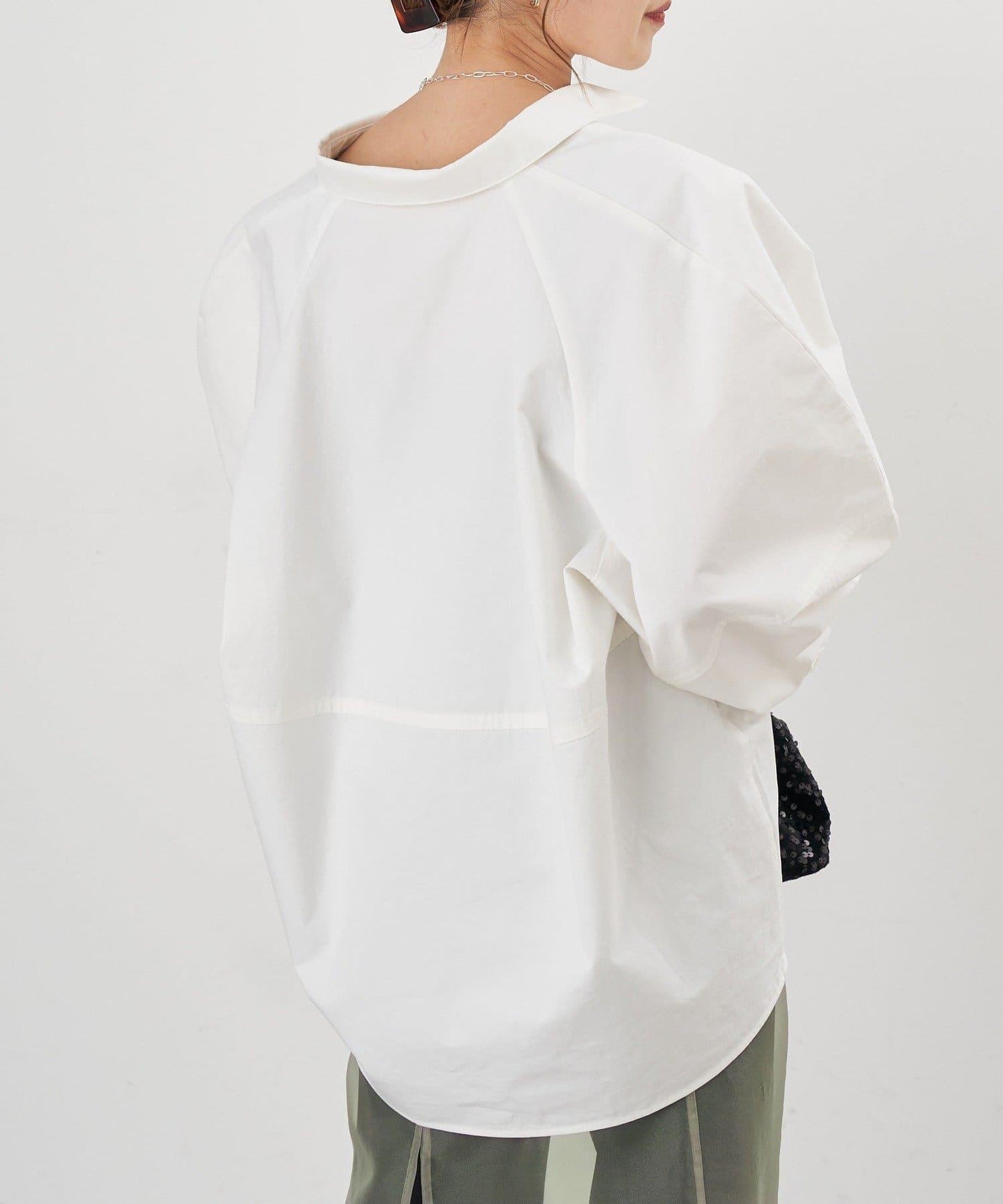 【26SS】棉質桶形襯衫