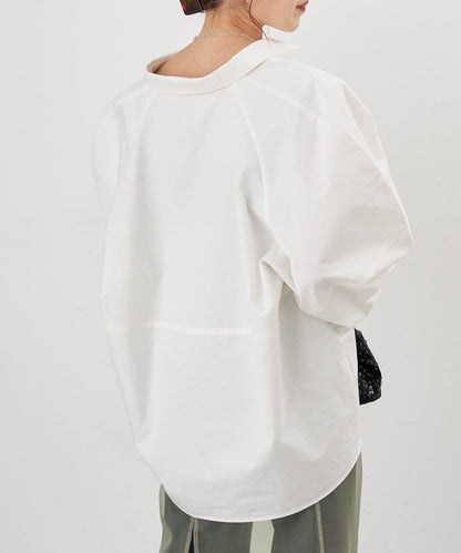 【26SS】棉質桶形襯衫