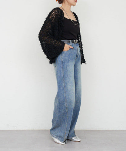 【26SS】網紗紗線點點開衫