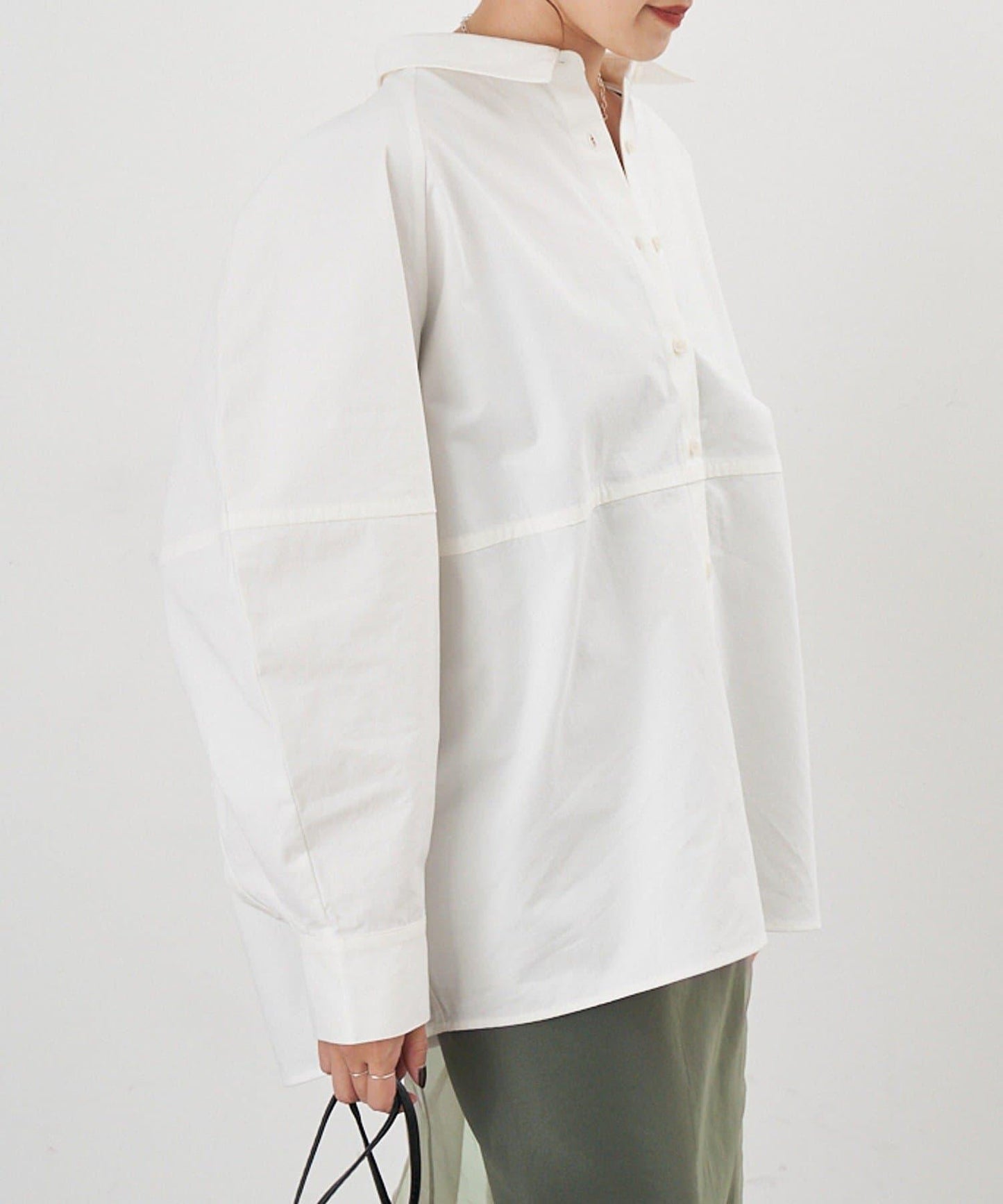 【26SS】棉質桶形襯衫