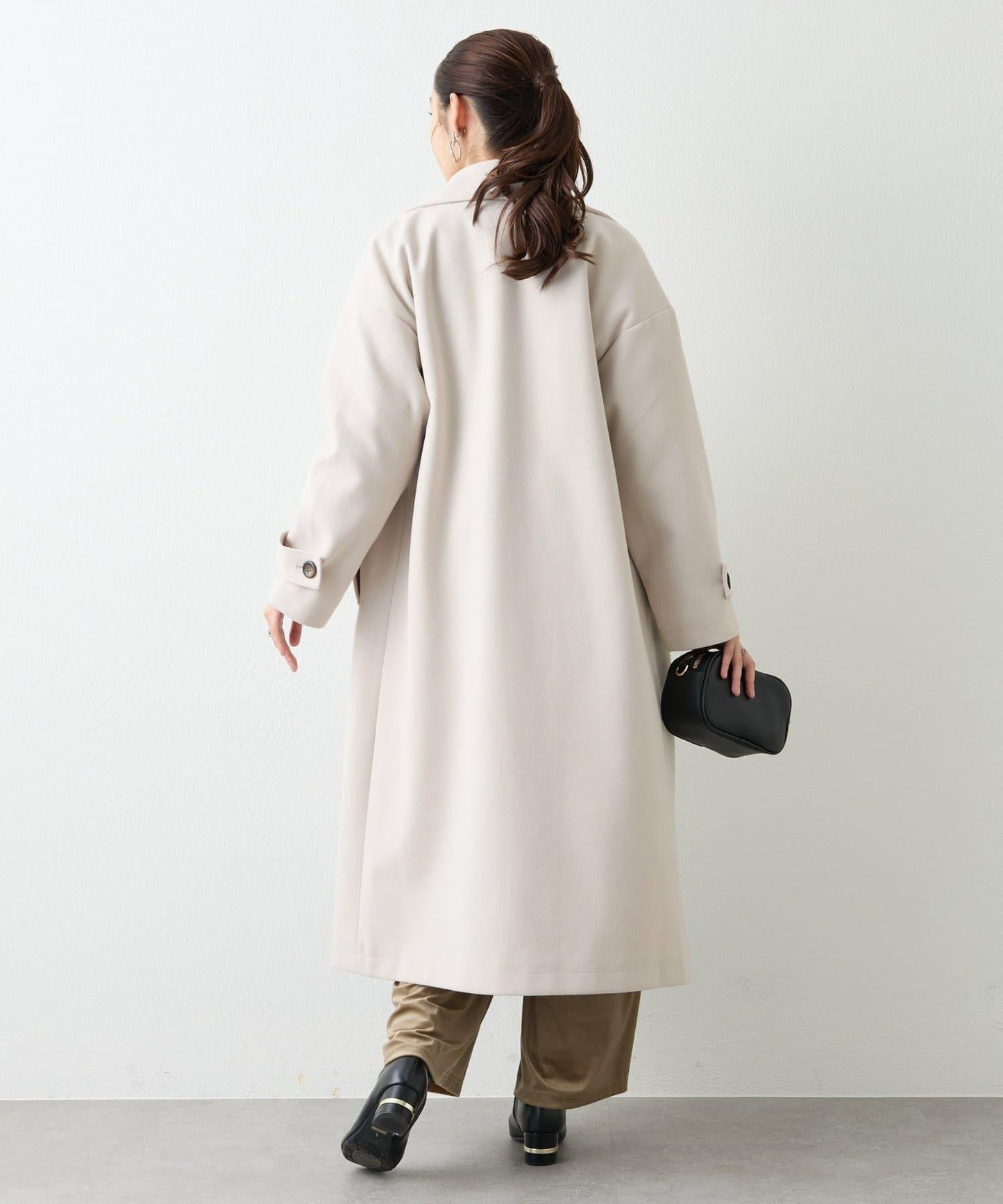 大人可愛◎彈力蕾絲高領套頭衫