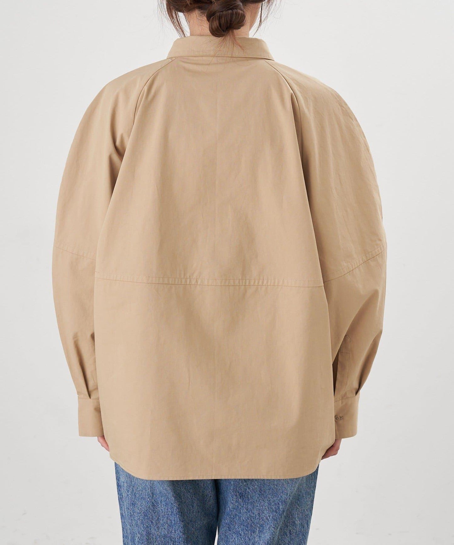 【26SS】棉質桶形襯衫