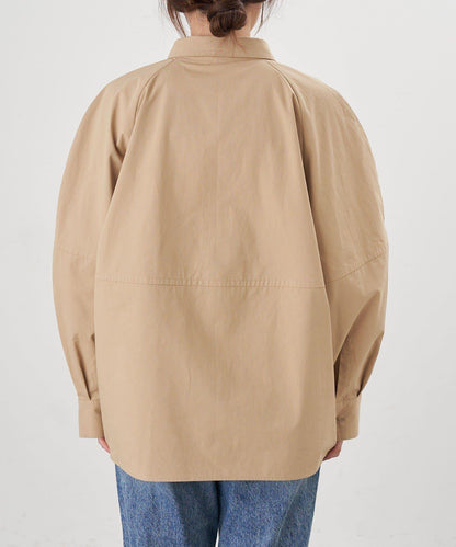 【26SS】棉質桶形襯衫