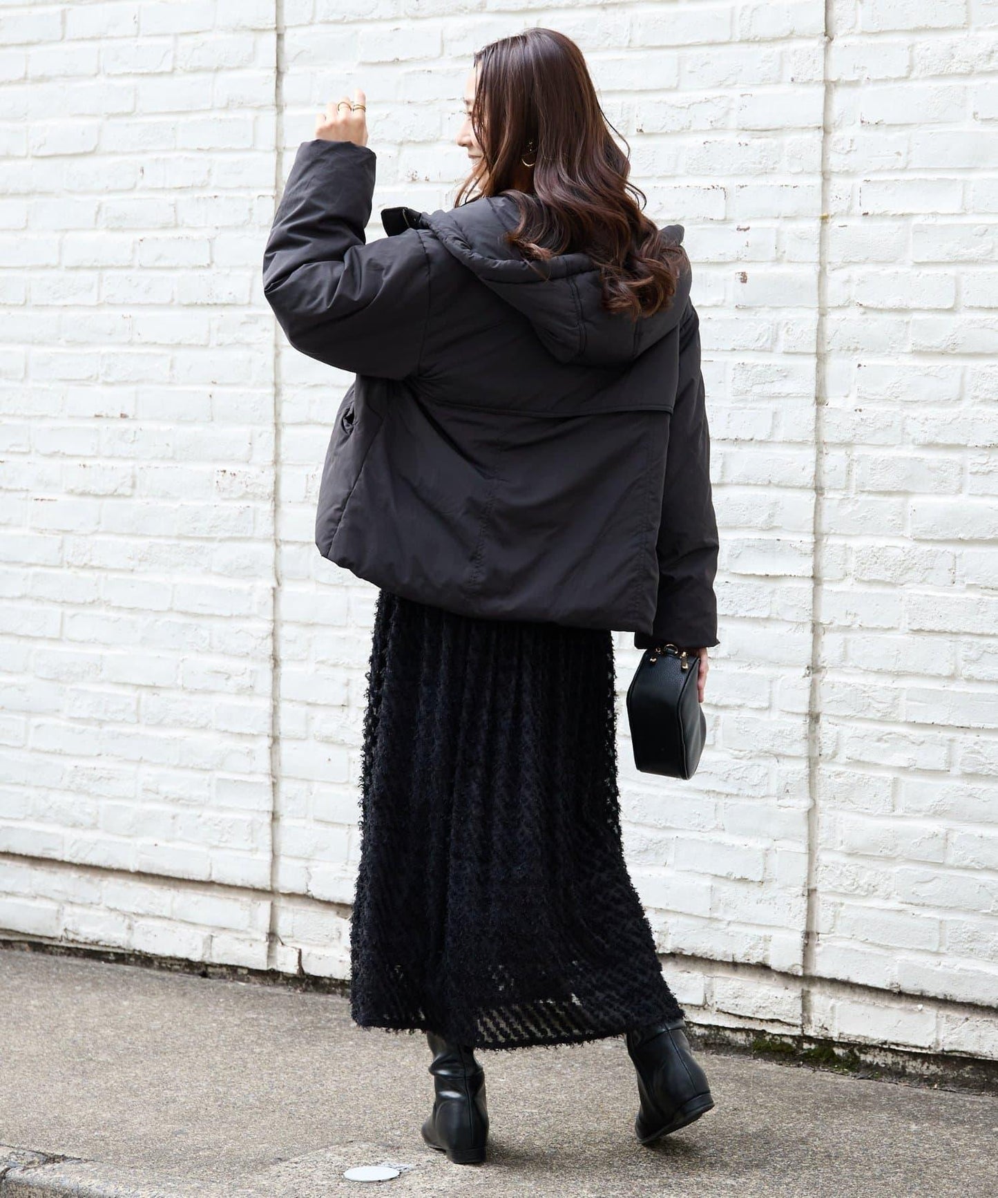 柔軟觸感狐狸絨V領開衫