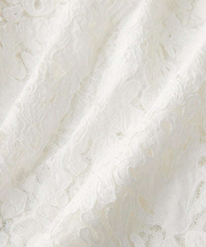 【à Nice (ア ・ニース)】工藝蕾絲襯衫