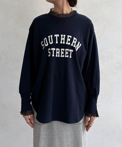 植絨字母疊穿上衣