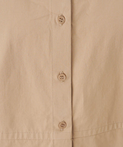 【26SS】棉質桶形襯衫