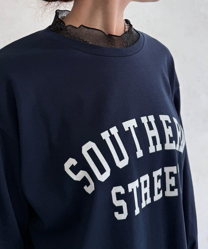 植絨字母疊穿上衣