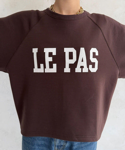 袖口羅紋箱型Logo上衣