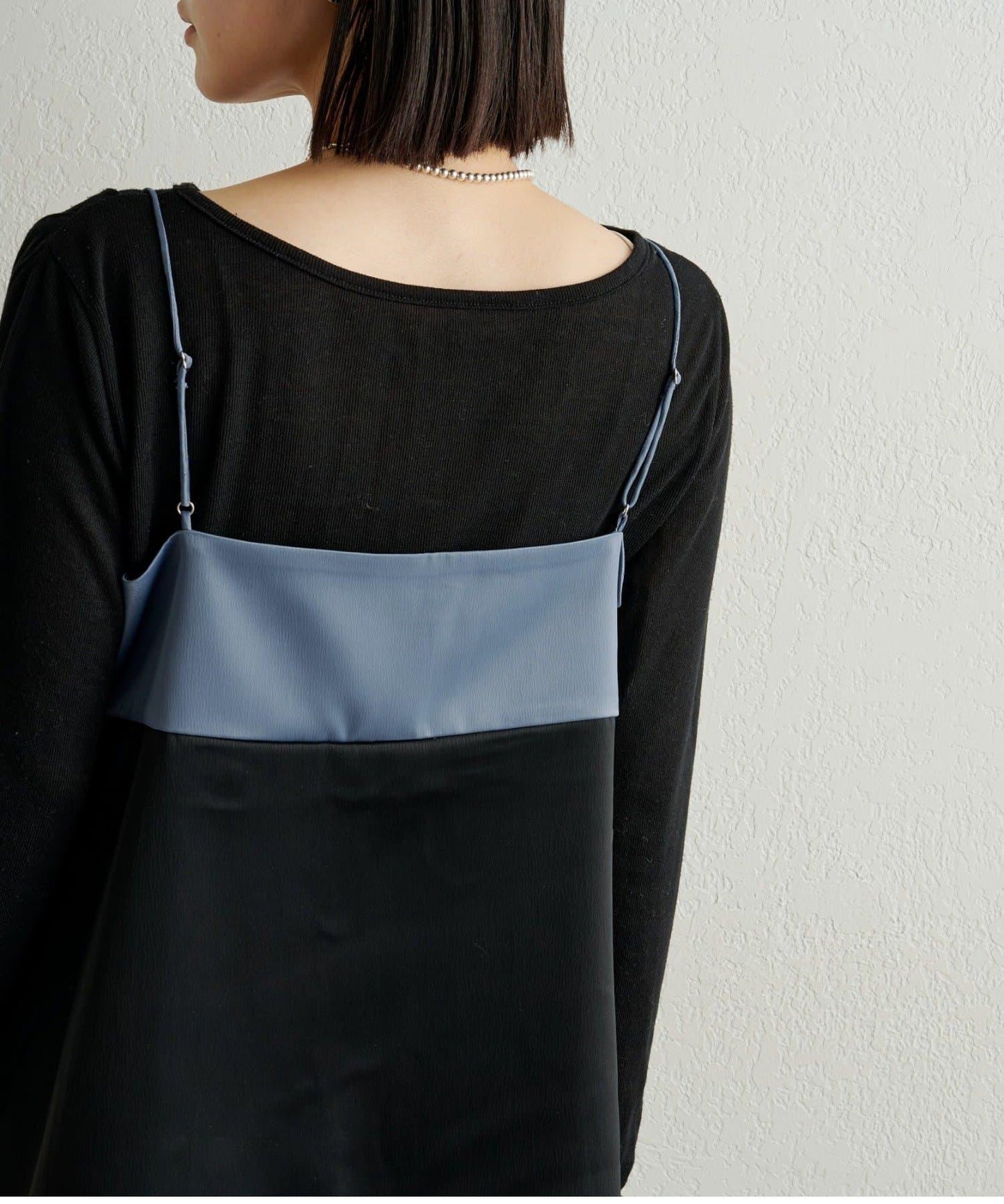 緞面蝴蝶結吊帶背心