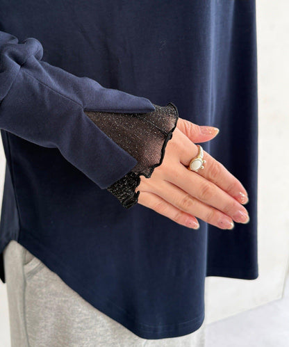 植絨字母疊穿上衣