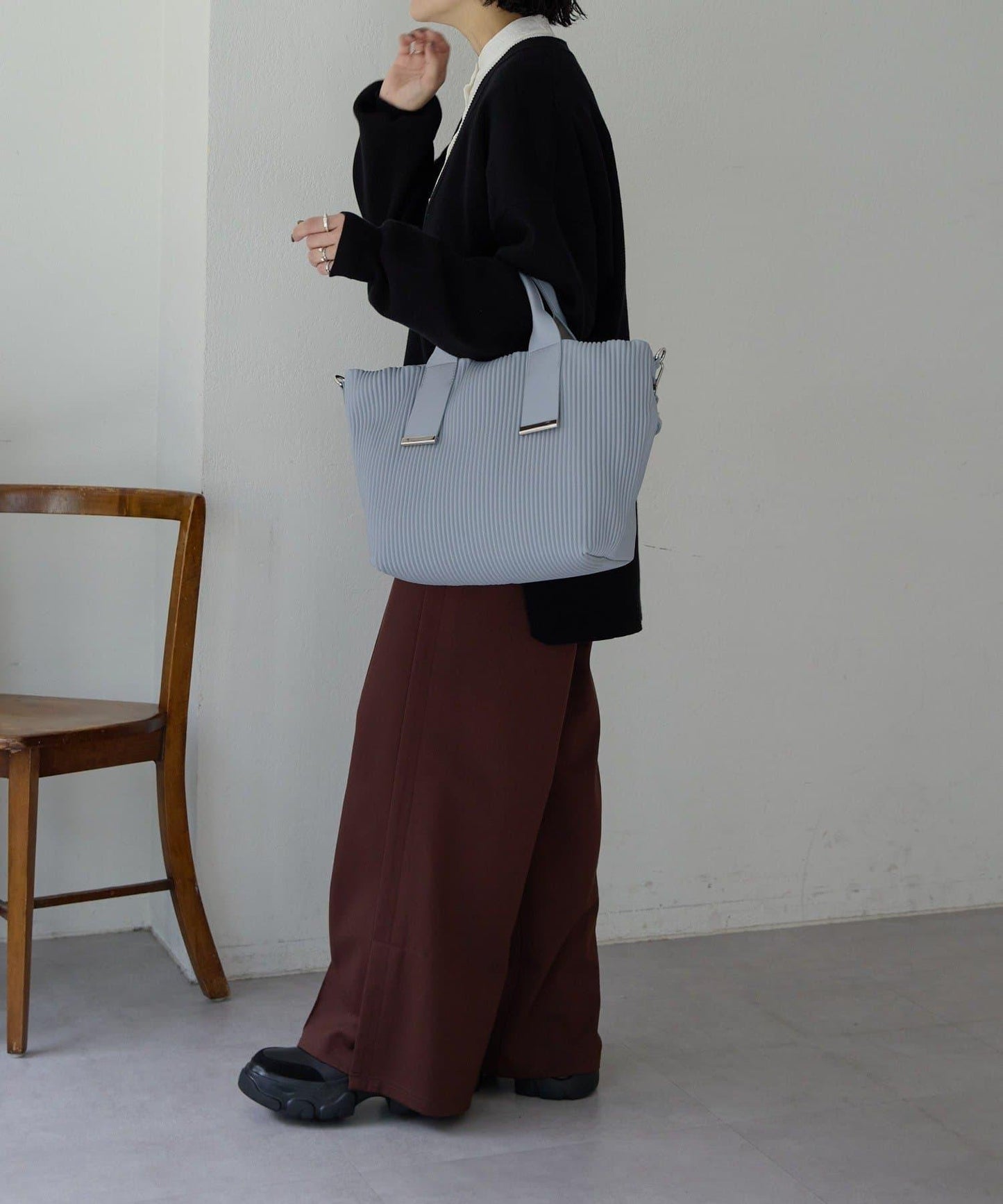 A4尺寸適用百褶托特包