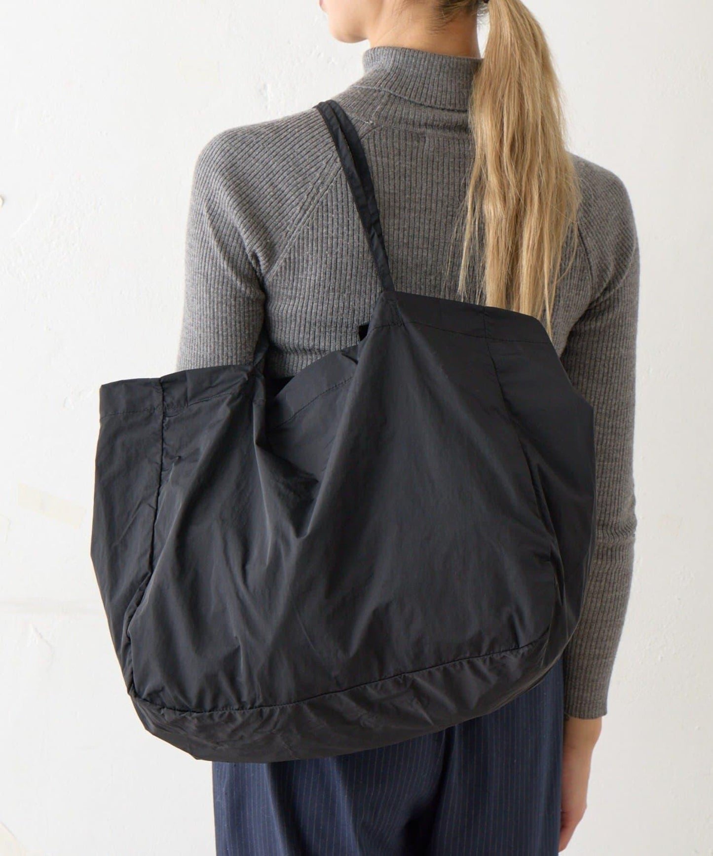 可摺疊尼龍兩用托特包