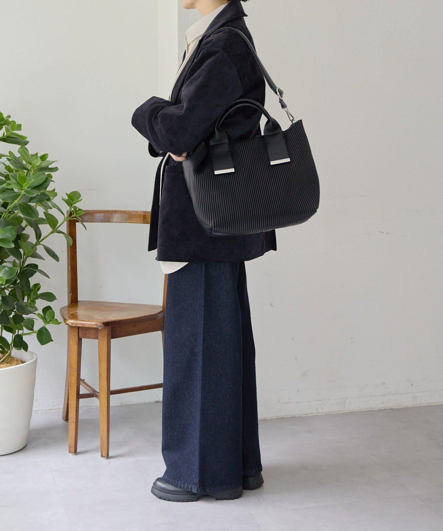 A4尺寸適用百褶托特包