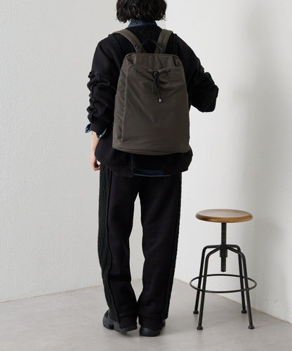 防潑水/A4尺寸兼容抽繩雙肩包