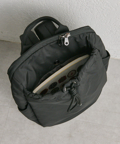 防潑水/A4尺寸兼容抽繩雙肩包