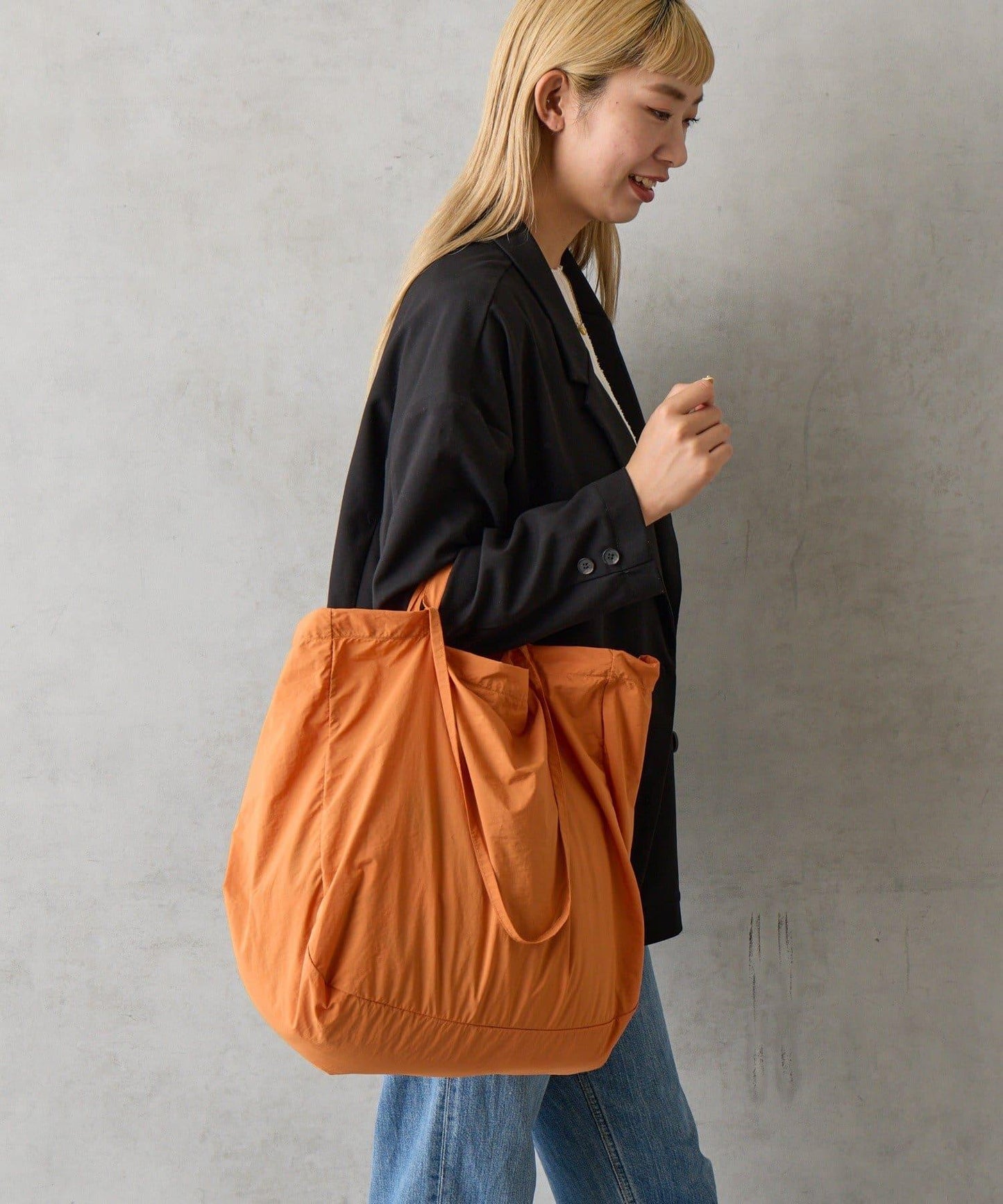 可摺疊尼龍兩用托特包