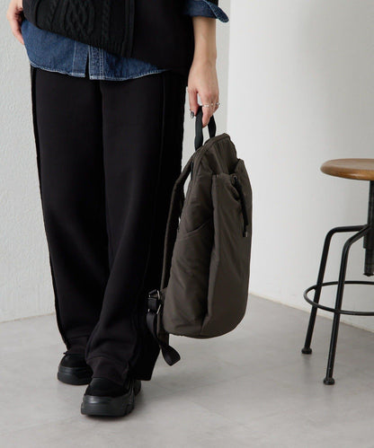 防潑水/A4尺寸兼容抽繩雙肩包