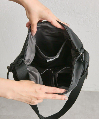 防潑水/超輕量300g抽繩單肩包