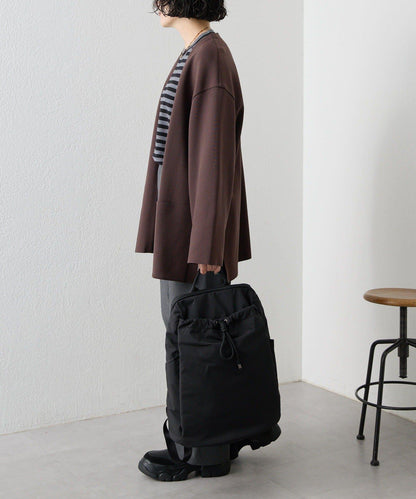 防潑水/A4尺寸兼容抽繩雙肩包