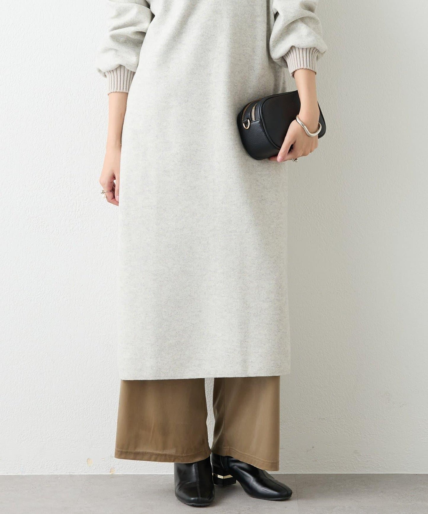 舒適穿著感透視天鵝絨休閒褲