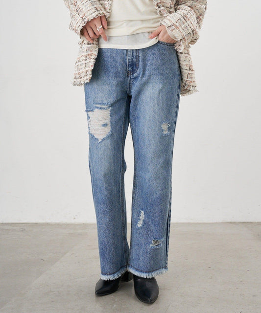 【26SS】破洞牛仔褲